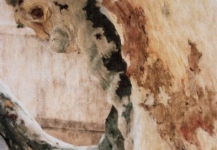 'Platanen', Pastellkreide, 32 x 42