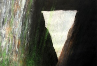 'Dolmen', Irland, Aquarell-Mischtechnik, 45 x 58