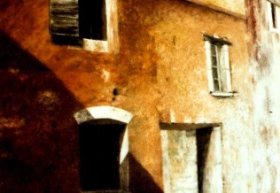 'Fenster, Provence', Pastellkreide, 50 x 60
