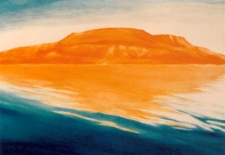 'Fjord - Spitzbergen', Ölmalerei, 50 x 70
