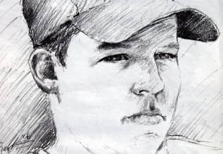 'Dennis'-Schnellportrait, siehe Sommeraktion, 2 1/2 Std.-Sitzung, 38 x 48