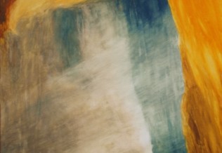 'Adlergrotte - 2', Gouache, 80 x 1,20